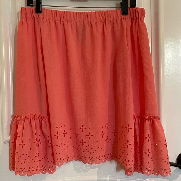 Kay Celine Tops - Kay Celine Coral Off the Shoulder Top (OS)